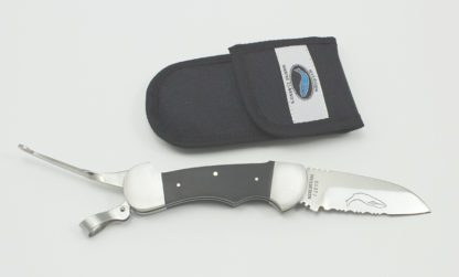 A pair of scissors and a case are shown.