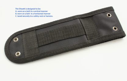 A black belt with a black strap on it