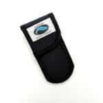 Durable black knife sheath with logo
