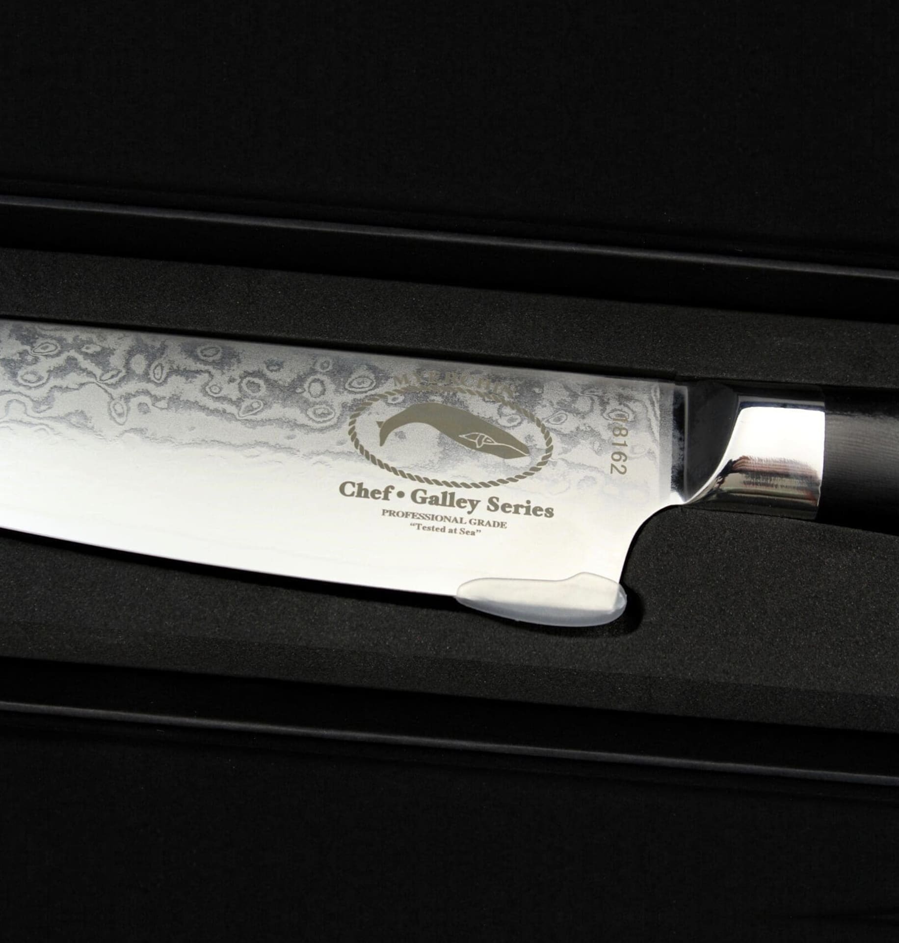 Chef's knife from Galley Series in box.